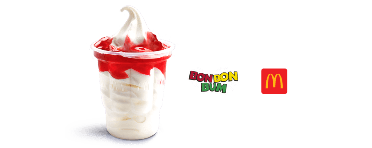 "McDonald's y Colombina Traen de Regreso el Irresistible Sundae de Bon Bon Bum Fresa en Colombia"