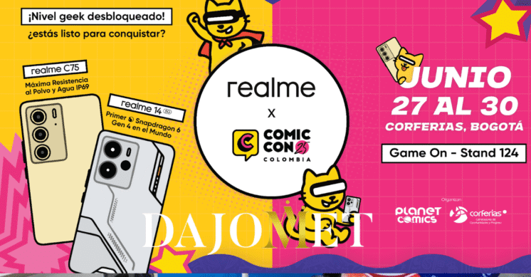 Llega a Comic Con 2025 el nuevo realme 14 5G